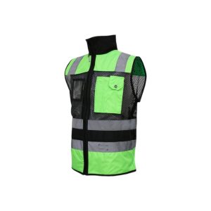 Chaleco ejecutivo de malla ecofriendly alta visibilidad Verde