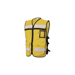 Chaleco rescatista de gabardina Amarillo