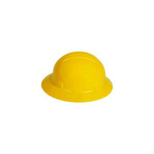 Casco amarillo tipo ala ancha dieléctrico