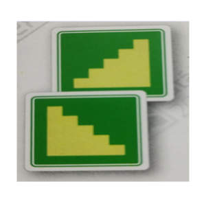 Señalización escaleras 20x20 estireno cal.40