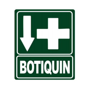 Señalización set botiquín luminiscente 25x35