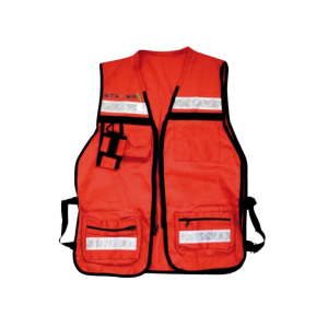 Chaleco tipo brigadista naranja